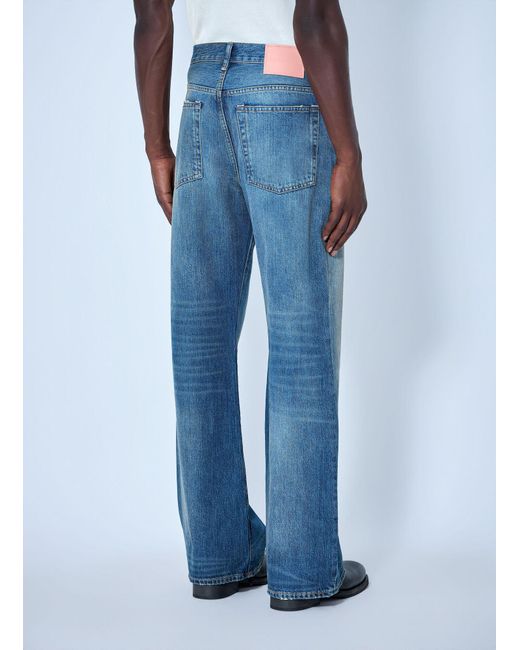 Acne Blue 2021M Regular Fit Jeans for men