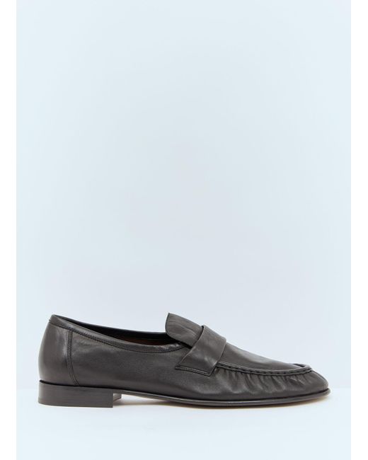 The Row White Soft Loafers for men