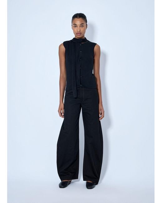 Lemaire Blue Asymmetrical Vest