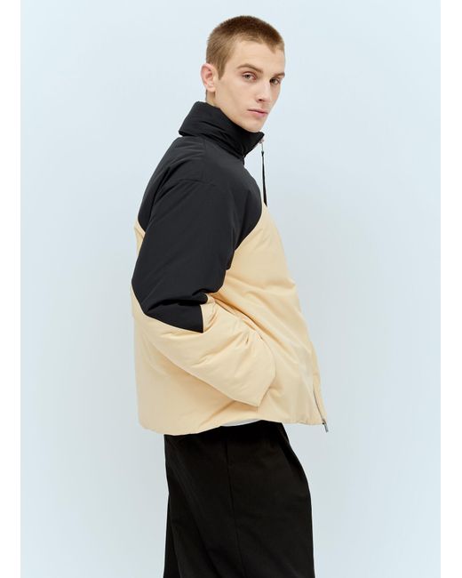 Jil Sander Natural + Contrast Down Jacket for men