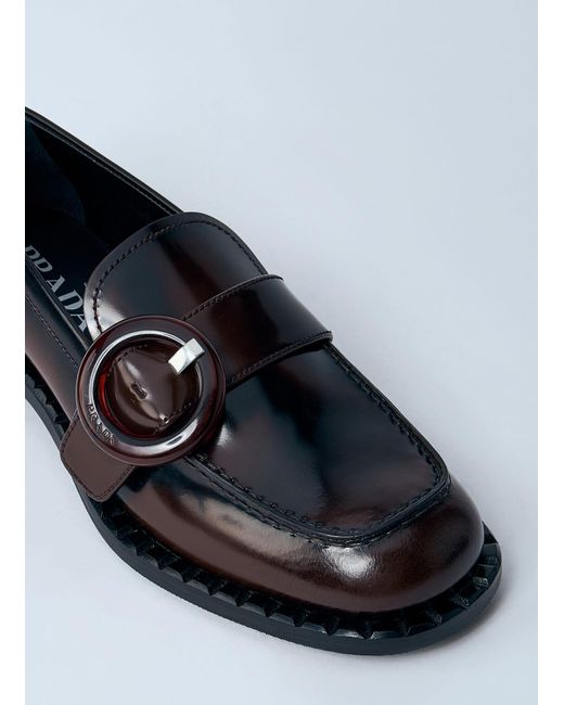 Prada Black Sienna Loafers
