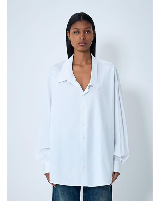 Prada White Poplin Shirt