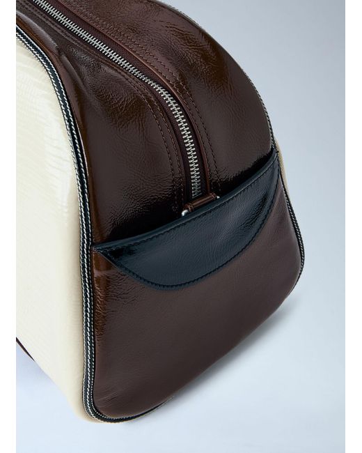 Y-3 X WB Brown Bowling Bag