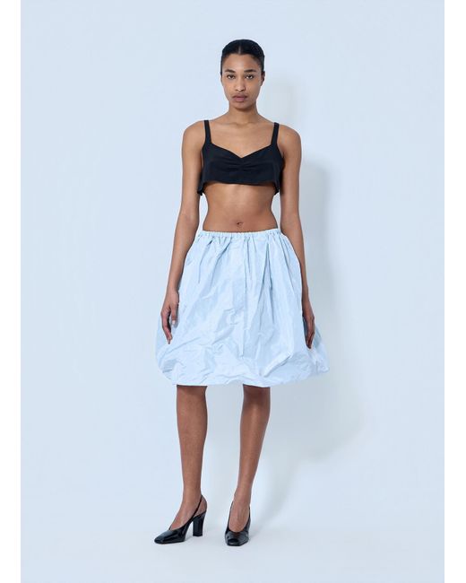Prada White Structured Bralette Top