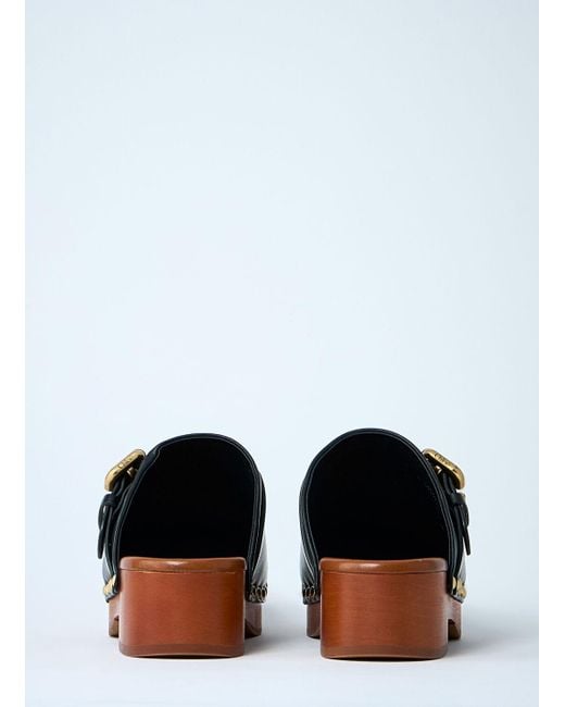 Chloé White Chloã Jeanette Wedge Clog