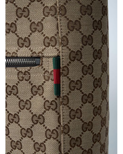 Gucci Gray Medium Gg Canvas Tote Bag for men