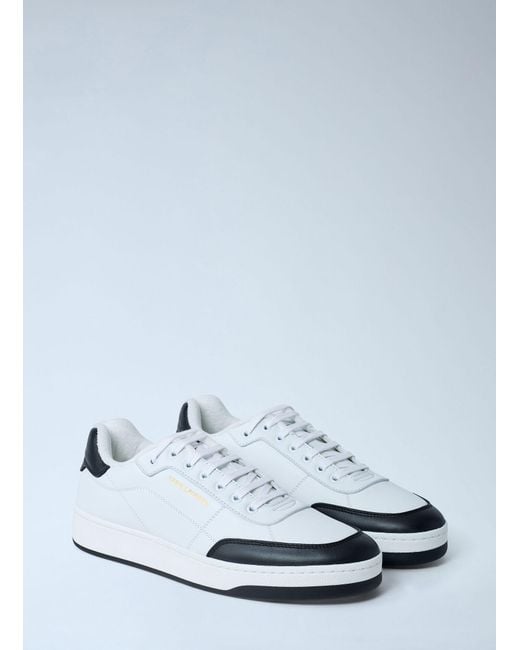 Saint Laurent White Sl 61 Low Top Sneakers for men