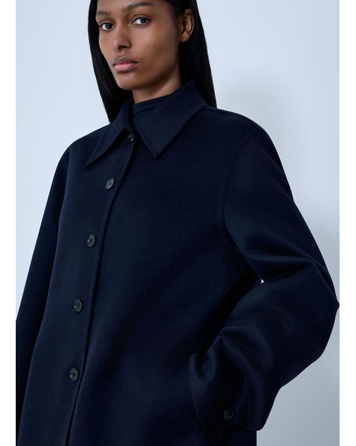 Jil Sander Blue Cashmere Jacket