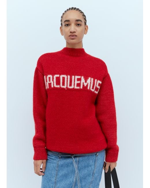 【Jacquemus】23aw La maille Pavane JACQUEMUS La Maille Pavane Sweater in Off White | FWRD