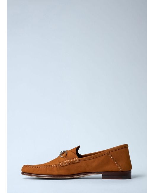 Gucci White Gigi Loafers