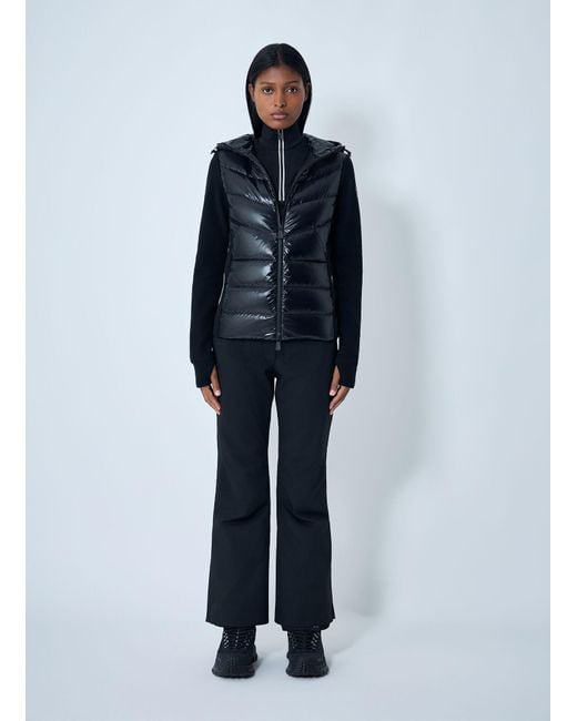Moncler Blue Quilted Zip-Up Cardigan