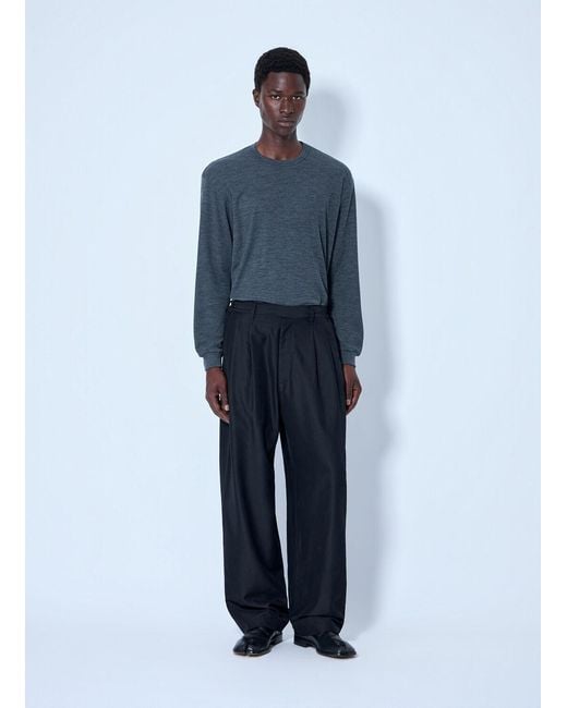 Ssstein Blue Wide Easy Pants for men