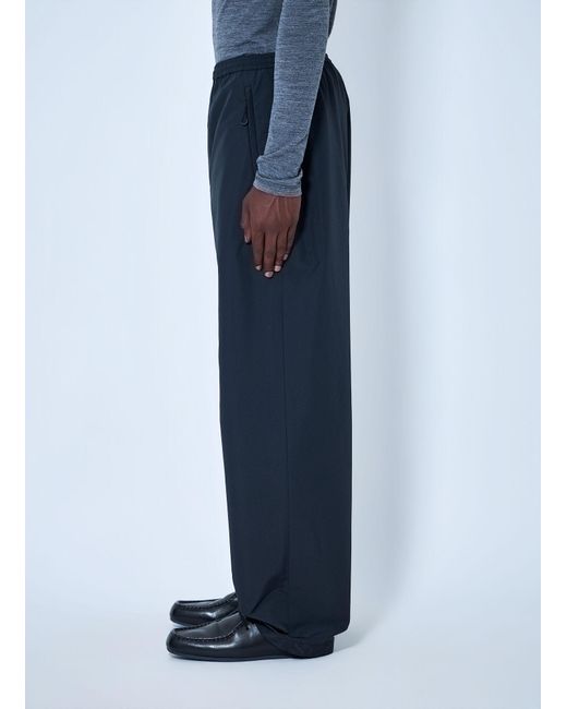 Jil Sander Blue Elasticated Waist Trousers for men