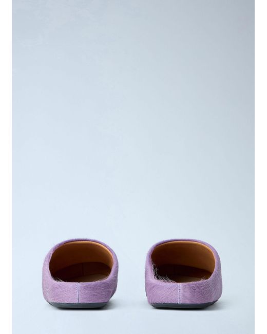 Marni Purple Fussbett Sabot