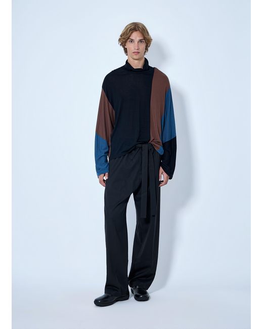 Kiko Kostadinov Blue Sigo Knit Pullover for men