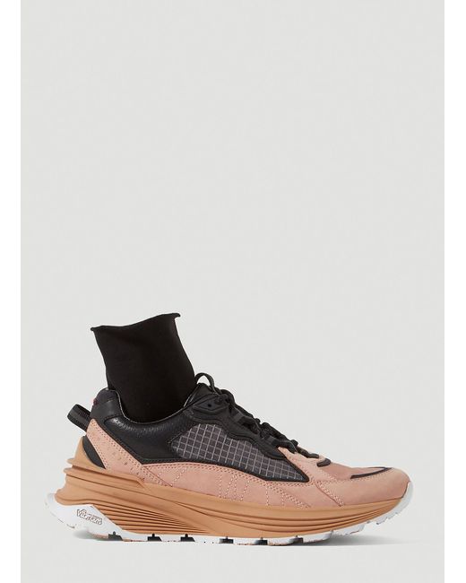 Moncler Lite Runner Sock Sneakers in Pink Lyst