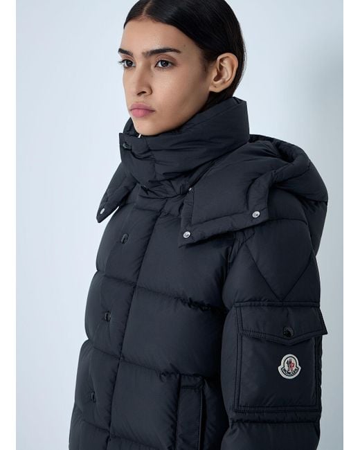 Moncler Blue Maya Short Down Jacket
