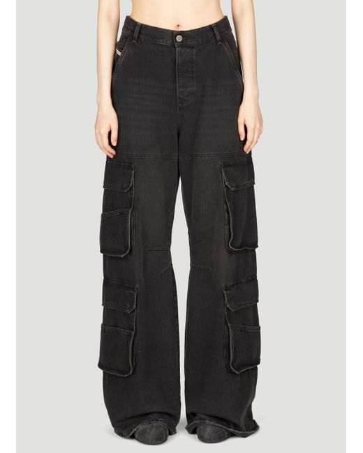 DIESEL Black D-sire-cargo-d Jeans