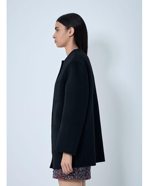 Gucci Blue Wool Coat