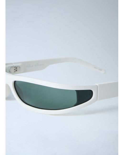 Rick Owens Blue Fog Sunglasses for men