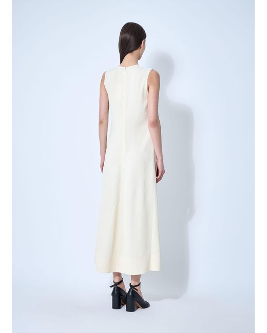 Totême  Natural Woven Striped Dress