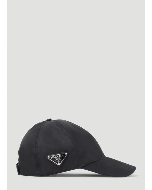 Prada Gray Re-Nylon Baseball Cap