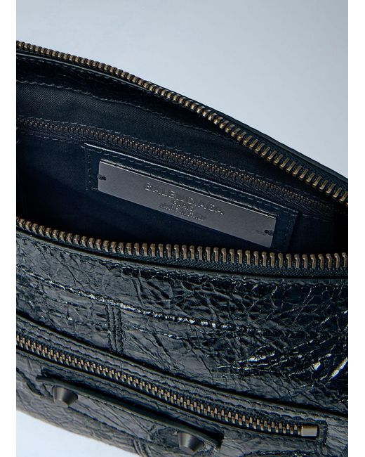 Balenciaga Blue Le City Moto Mini Bag