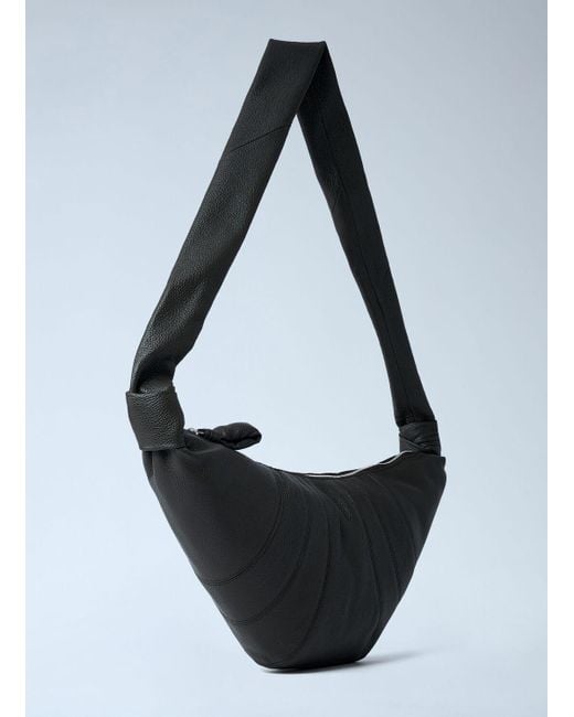 Lemaire Gray Medium Croissant Crossbody Bag