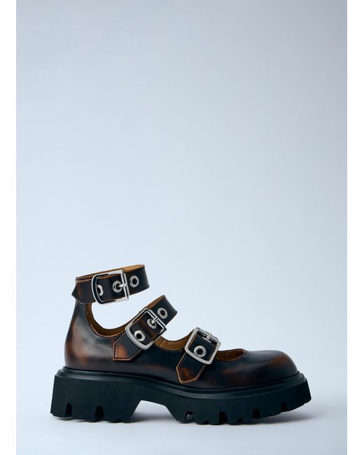 Vivienne Westwood White Bacchus Mary Jane Shoes