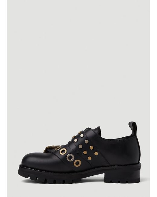 Vivienne Westwood stud-embellished Combat Boots - Black