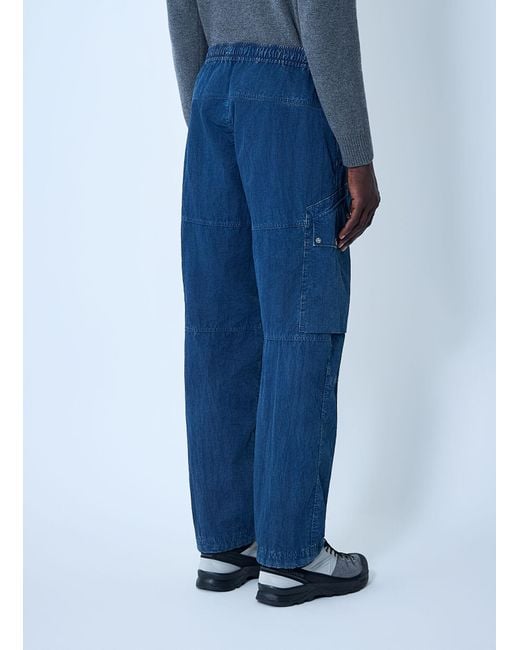 Stone Island Blue Elasticated Waistband Jeans for men