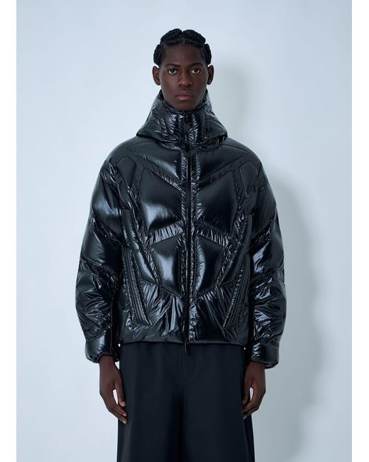 Moncler x A$AP ROCKY Blue Moncler X A$ap Rocky Bahianinha High-shine Down Jacket for men