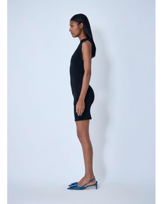 Jacquemus Blue La Mini Robe Drapeado