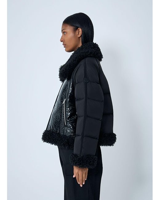 Moncler Blue Short Down Jacket
