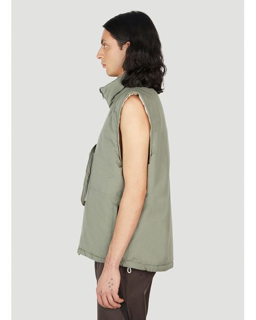 SAINTWOODS Green Insulated Gilet Jacket for men