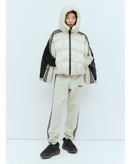 Moncler x adidas Originals Gray Funise Short Down Jacket
