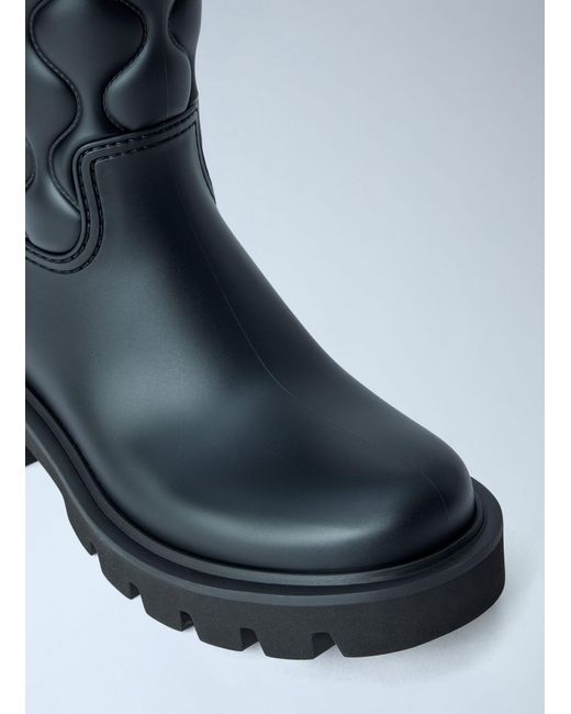 Moncler Blue Kickstream Rain Boots