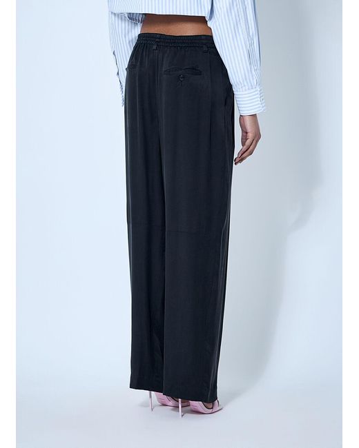 Alexander Wang Blue Pleated Pants