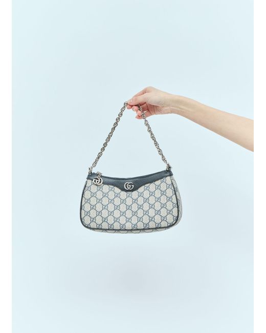 Gucci Blue Ophidia Gg Small Shoulder Bag