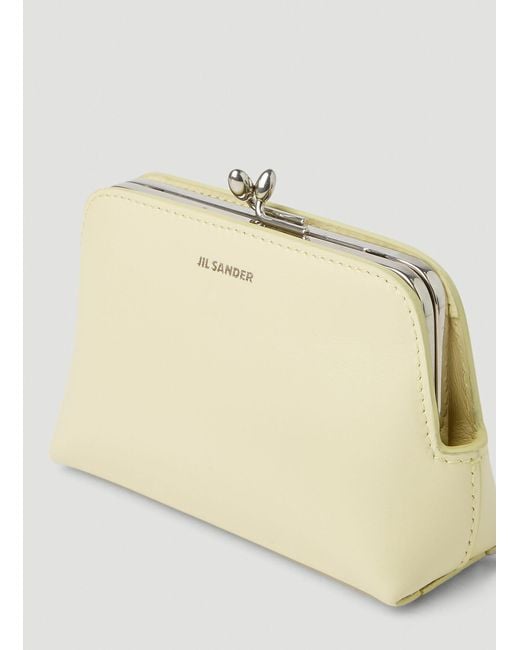 Jil Sander Natural Goji Micro Clutch Bag