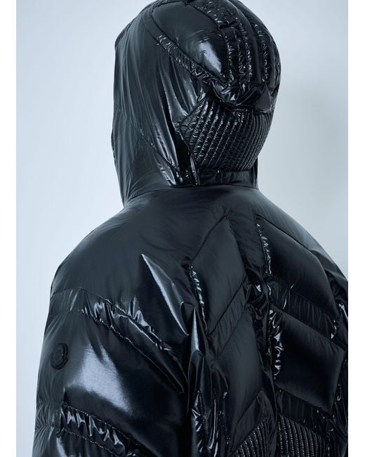 Moncler x A$AP ROCKY Blue Moncler X A$ap Rocky Bahianinha High-shine Down Jacket for men