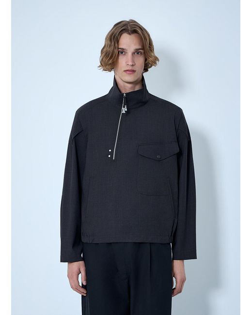 Kiko Kostadinov Blue Farkas Jacket for men