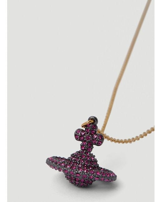 Vivienne Westwood Grace Small Pendant Necklace in White Lyst