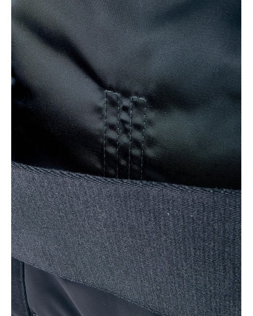 Rick Owens Blue Convertible Nylon Tote Bag