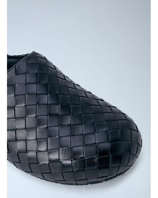 Bottega Veneta Blue Klog Intrecciato Mules for men