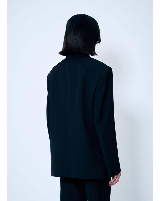 Alexander Wang Blue Pull-Back Cut-Out Blazer