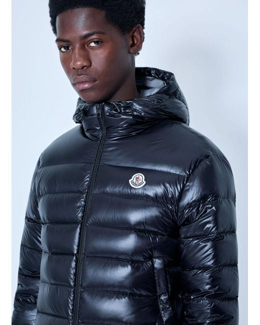Moncler Blue Forzo Hooded Packable Short Down Jacket for men