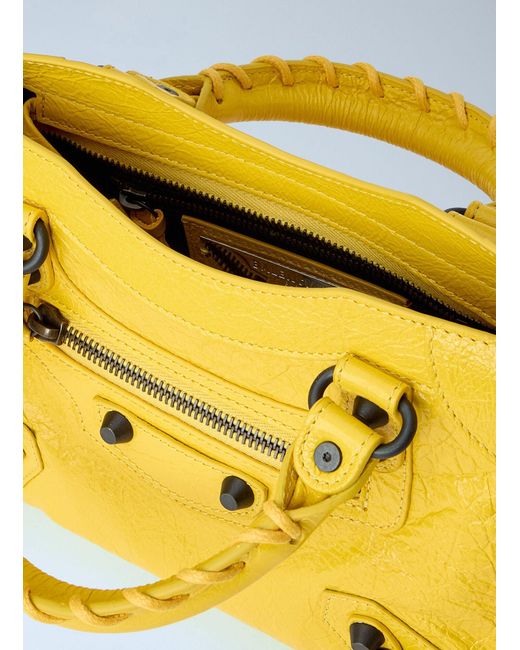 Balenciaga Yellow Le City Bag Mini