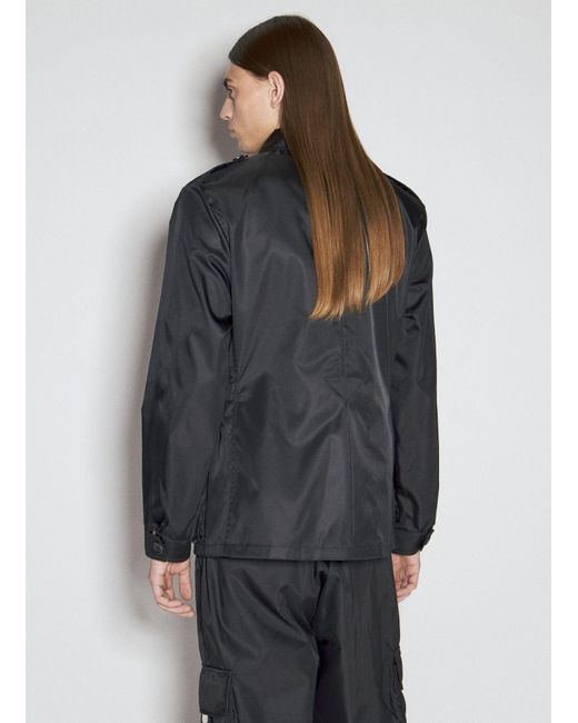 Prada Gray Re-nylon Cargo Jacket for men