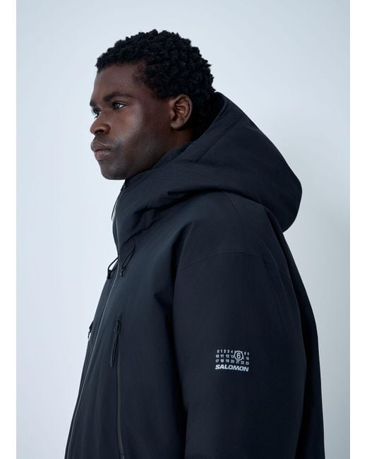 MM6 MAISON MARGIELA X SALOMON Blue Logo Motif Technical Jacket for men